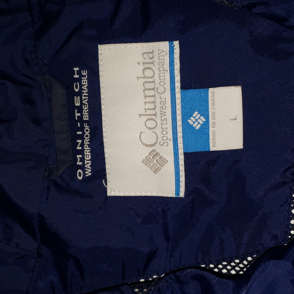 Columbia Rain Jacket Size L